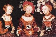 Lucas Cranach, Emilia and Sidonia